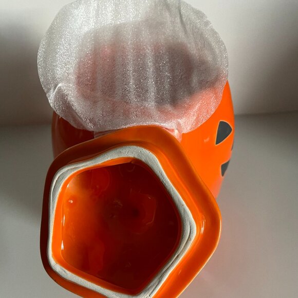 Rae Dunn Halloween Mug Set Ghost Happy Haunting Pumpkin Beware With Topper BNWB - Picture 12 of 16